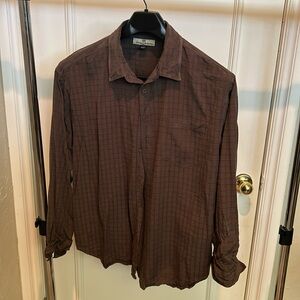 Tommy Bahama X-Large Brown Long sleeve pocketed Shirt